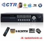 Đầu ghi hình HD-SDI & Analog 16 Kênh CTRing KQ6412